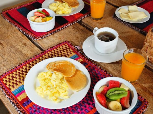 Homemade breakfast at Melissa Wasi