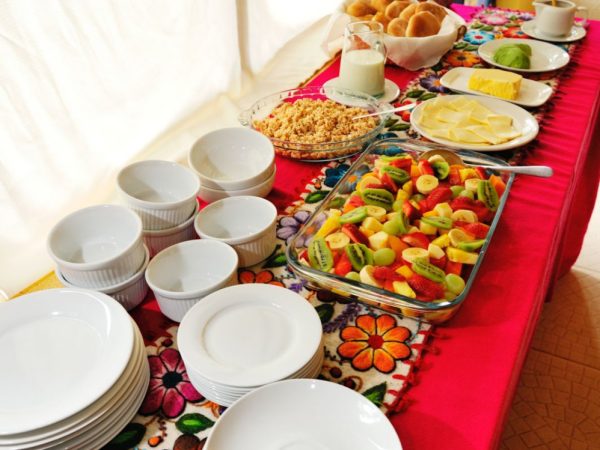 breakfast hotel pisac
